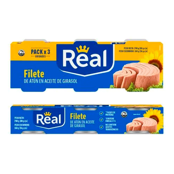 Atún Real 3 latas x 80g